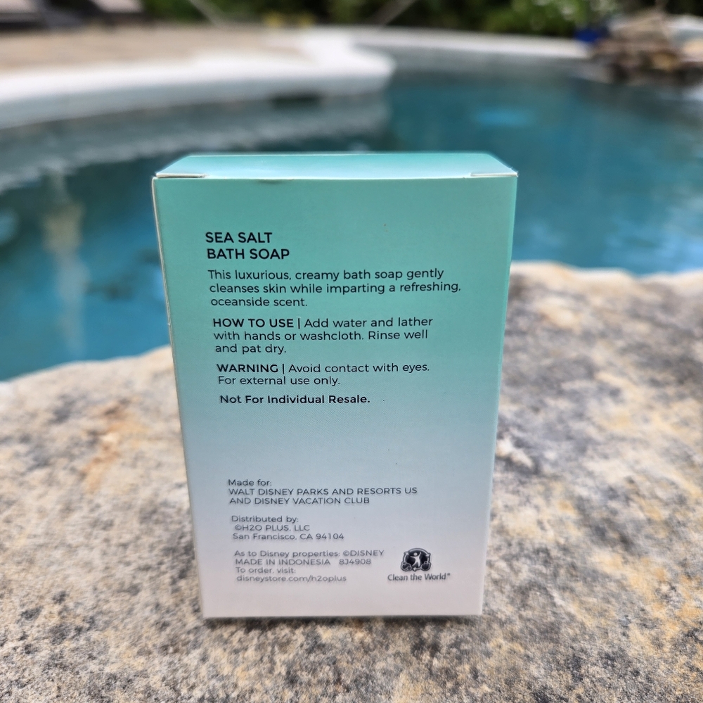 NWT Disney Resorts H2O+ Sea Salt Soap And Lotion Travel Size Set - Picture 7 of 9